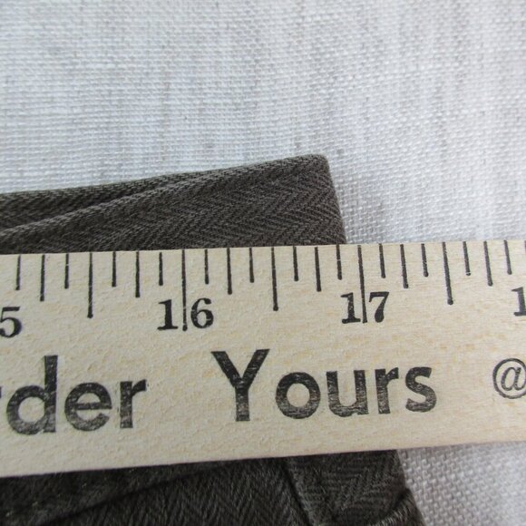 HUGO BOSS Alabama Jeans Mens 34x32 Gray Denim Casual Mid-Rise Straight Leg 39526 - Picture 8 of 10